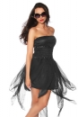 Bandeau-Kleid schwarz