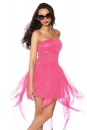 Bandeau-Kleid pink